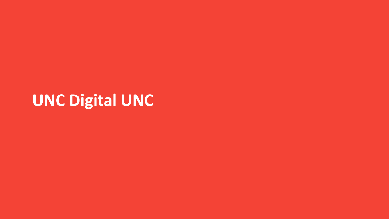 Thumbnail for UNC Digital UNC